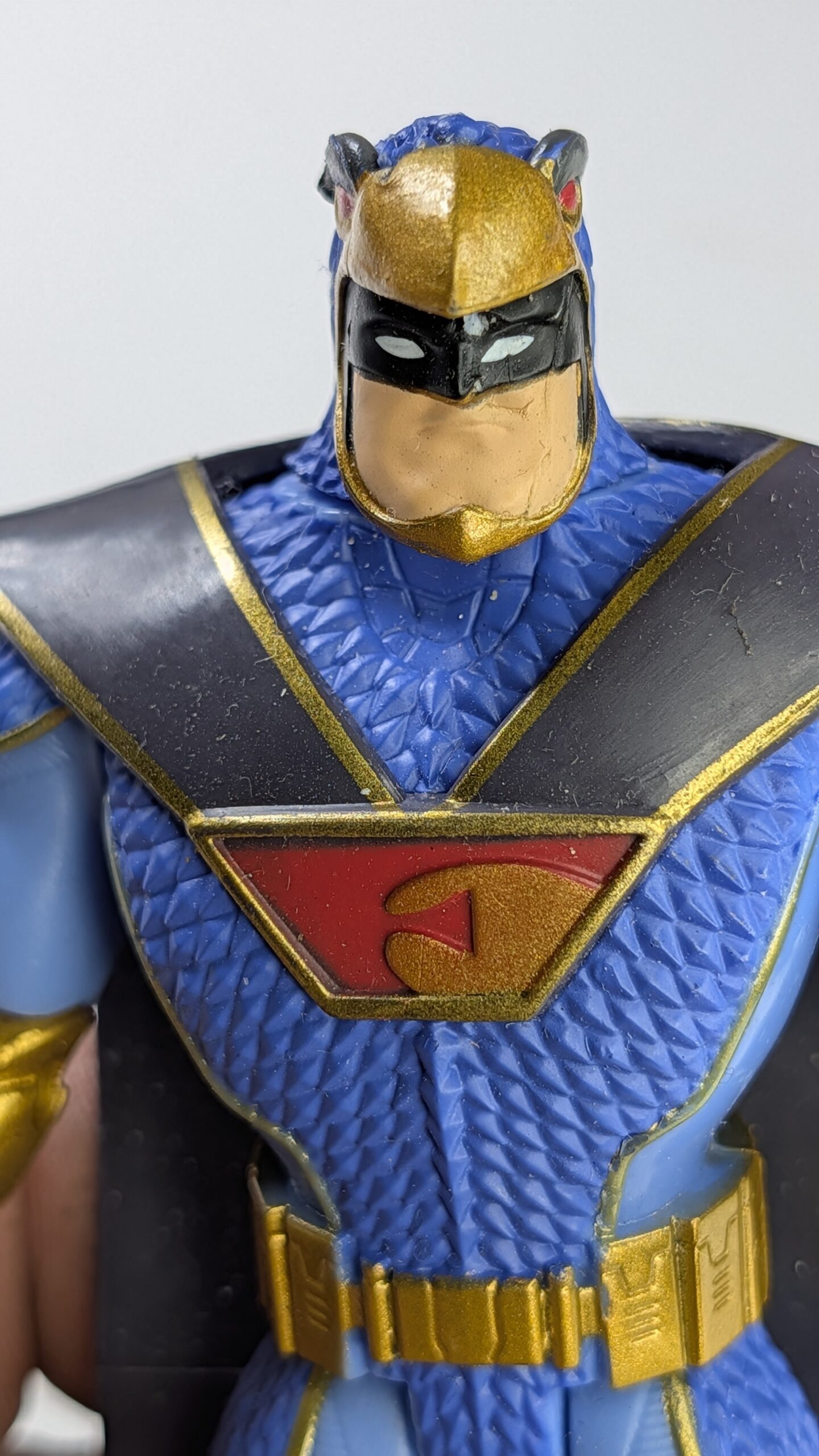 FIGURA DE 2019 SCOOBY-DOO FALCÃO AZUL (BLUE FALCON) – 75 GRAMAS - USADO - Imagem 2