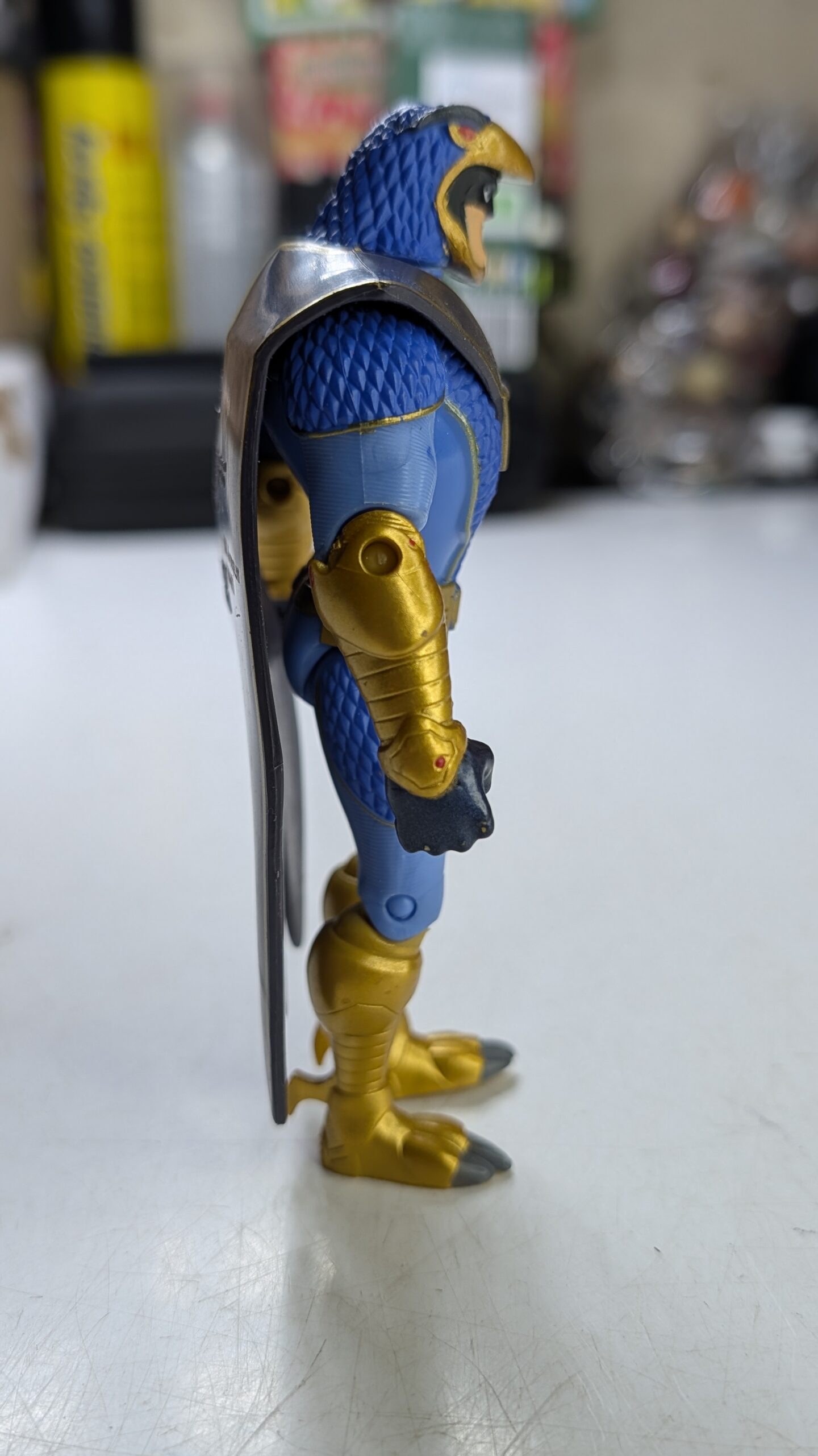 FIGURA DE 2019 SCOOBY-DOO FALCÃO AZUL (BLUE FALCON) – 75 GRAMAS - USADO - Imagem 5