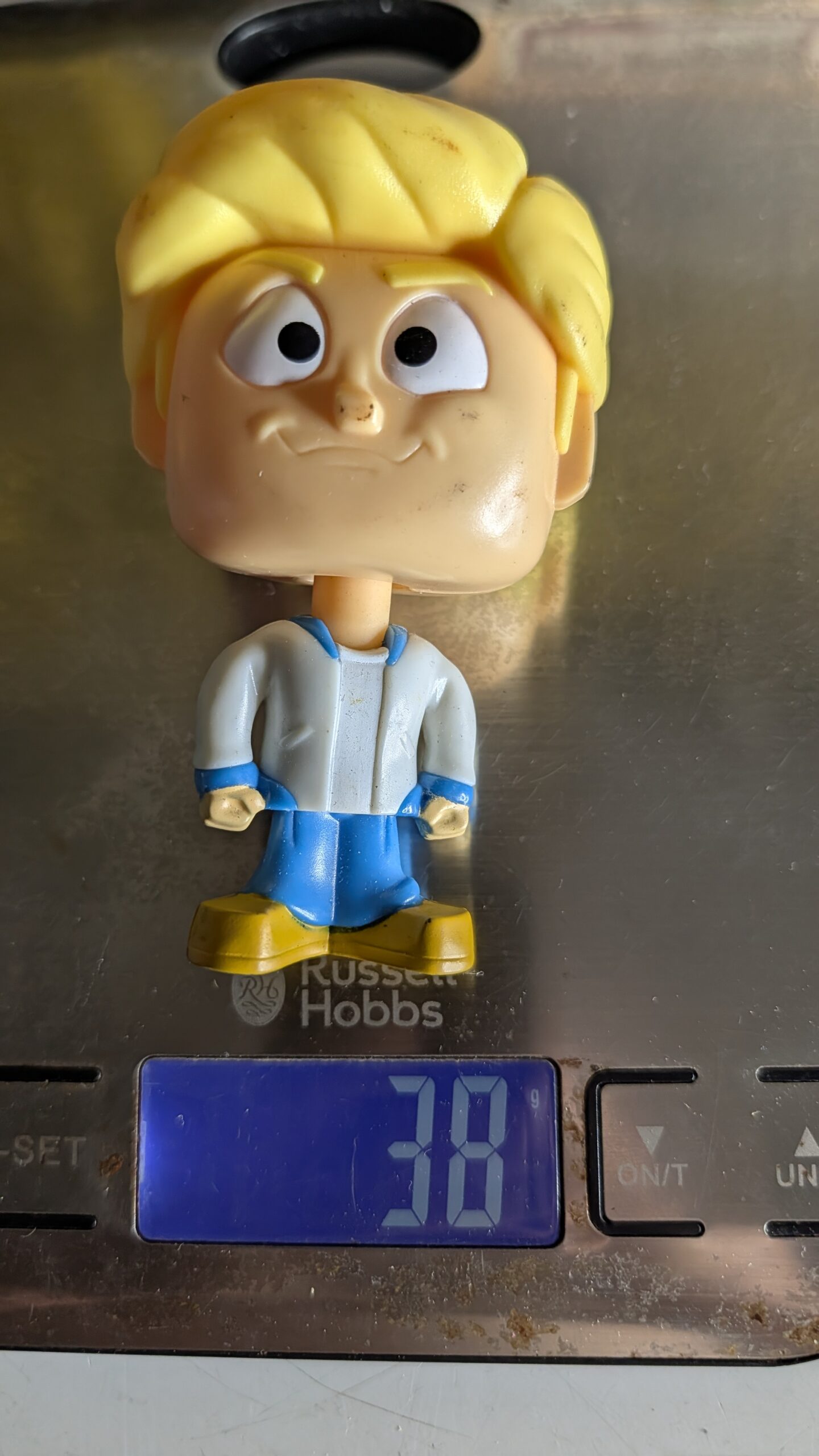 FIGURA DE 2019/20 MCDONALD'S SCOOBY-DOO FRED CABEÇA DE MOLA – 38 GRAMAS - USADO - Imagem 9