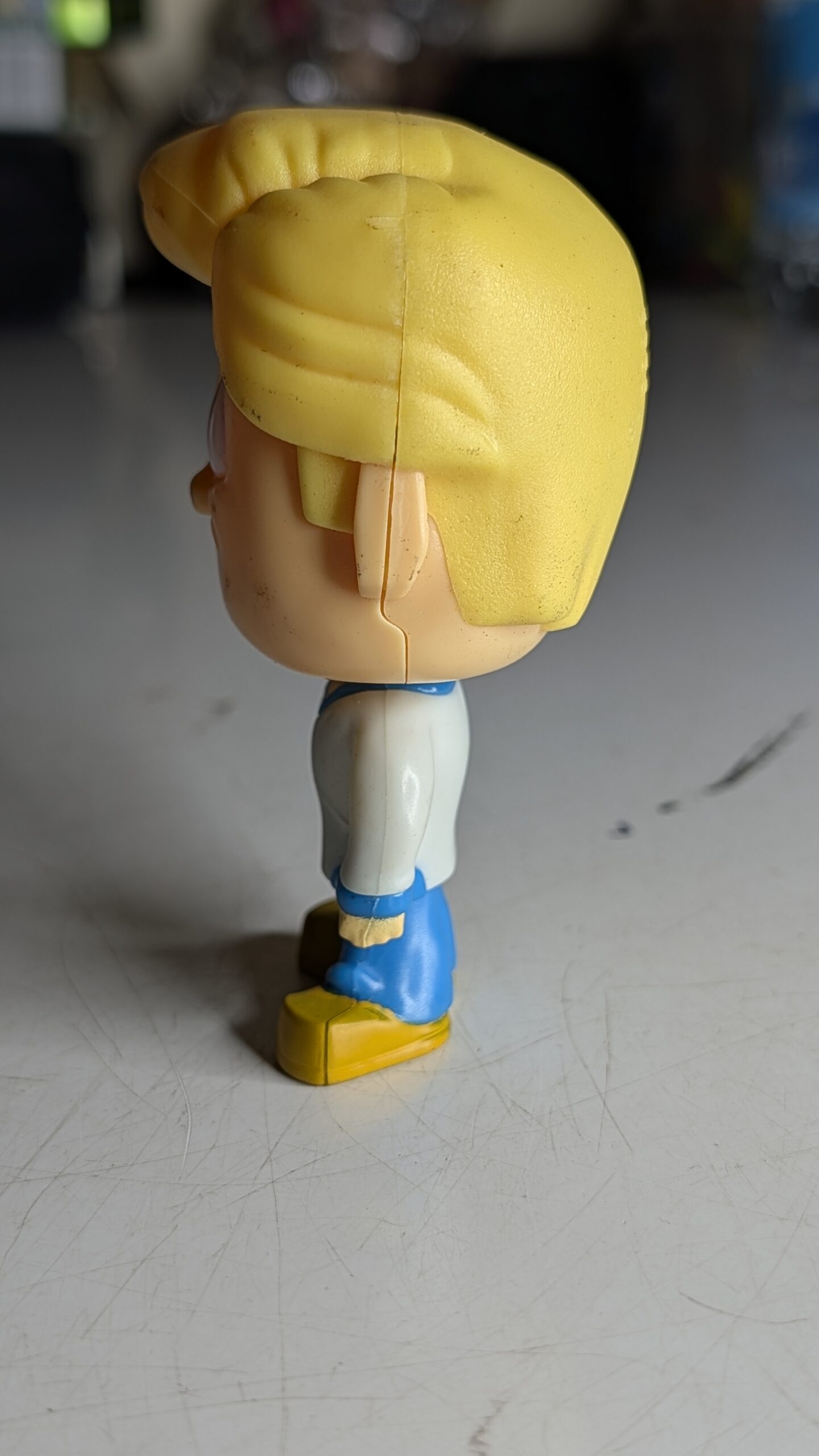 FIGURA DE 2019/20 MCDONALD'S SCOOBY-DOO FRED CABEÇA DE MOLA – 38 GRAMAS - USADO - Imagem 4