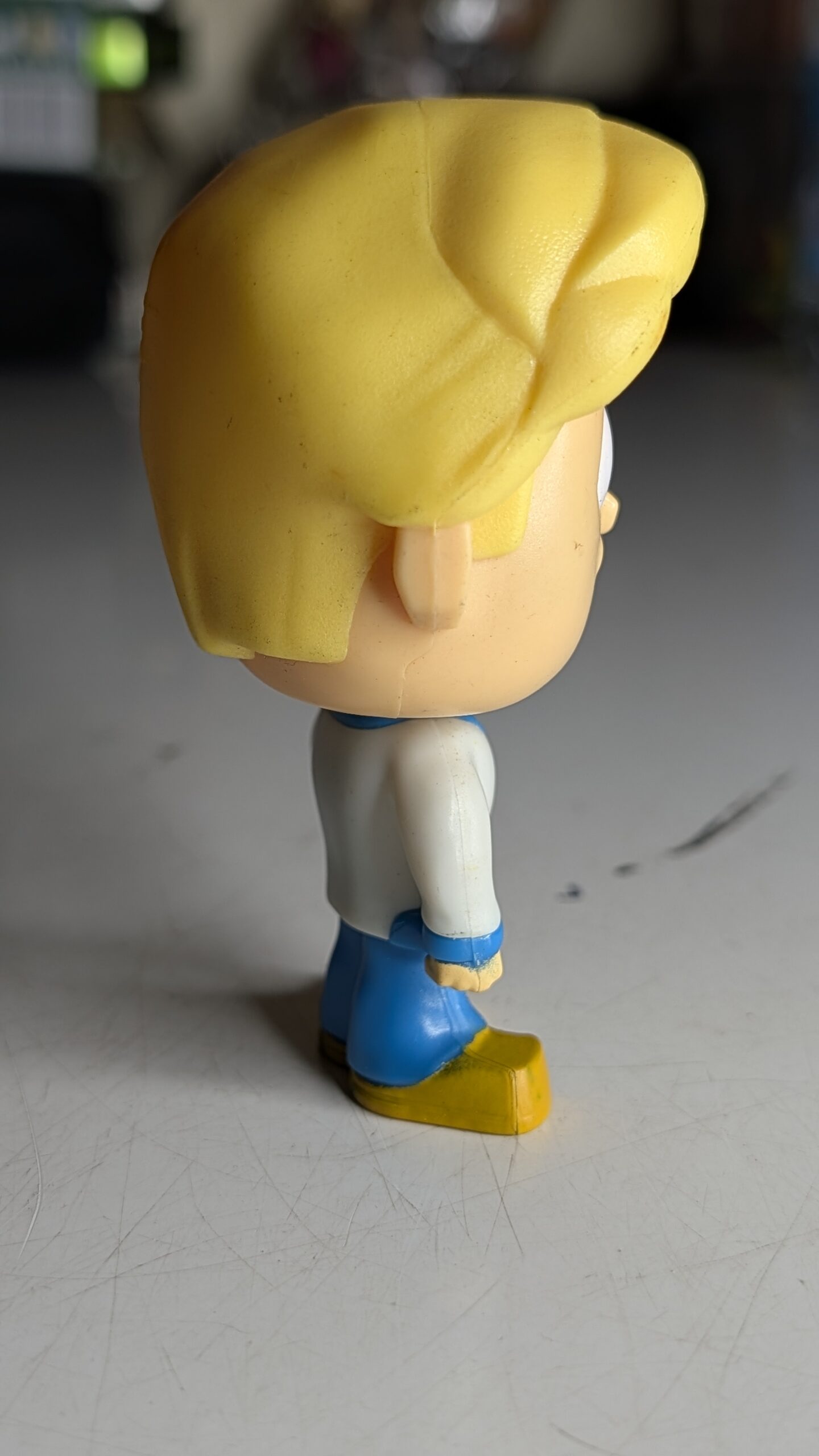 FIGURA DE 2019/20 MCDONALD'S SCOOBY-DOO FRED CABEÇA DE MOLA – 38 GRAMAS - USADO - Imagem 5