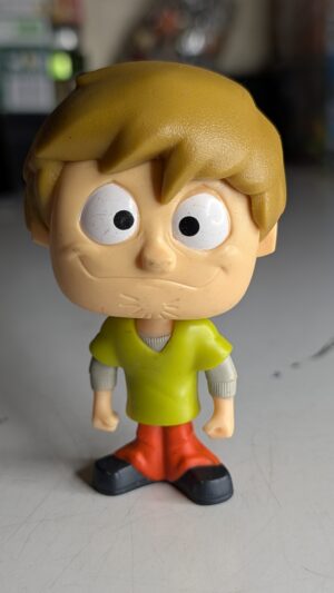 FIGURA DE 2019/20 MCDONALD'S SCOOBY-DOO SALSICHA SHAGGY CABEÇA DE MOLA – 31 GRAMAS - USADO