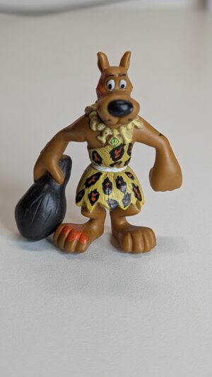 FIGURA DE 2008 MYSTERY MATES SCOOBY-DOO - SCOOBY DA IDADE DA PEDRA - 17 GRAMAS - USADO