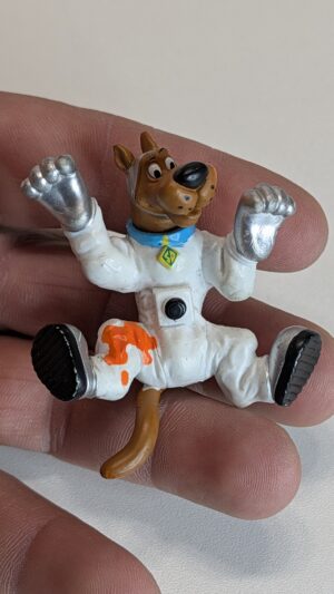 FIGURA DE 2008 MYSTERY MATES SCOOBY-DOO - SCOOBY ESPACIAL - 19 GRAMAS - USADO
