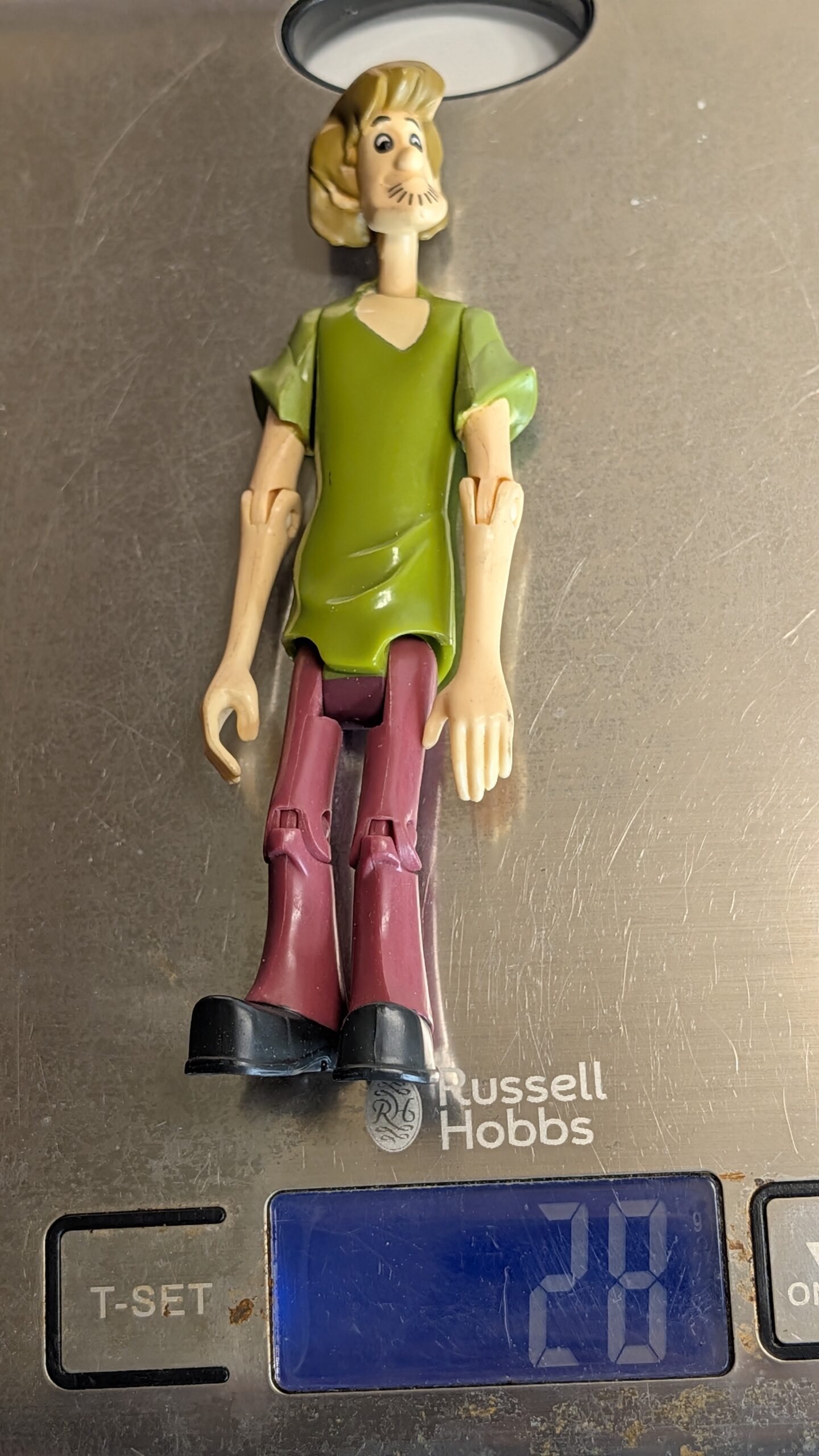 FIGURA DE 2011 SCOOBY-DOO SALSICHA SHAGGY – 28 GRAMAS – USADO - Imagem 10