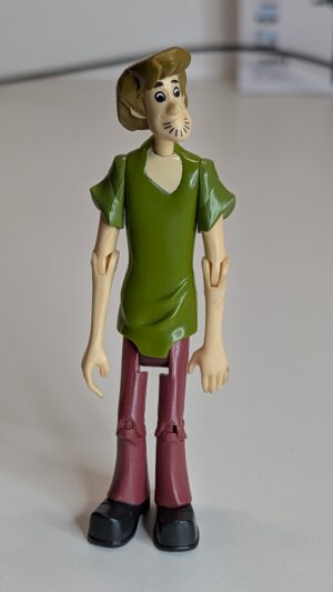 FIGURA DE 2011 SCOOBY-DOO SALSICHA SHAGGY – 28 GRAMAS – USADO