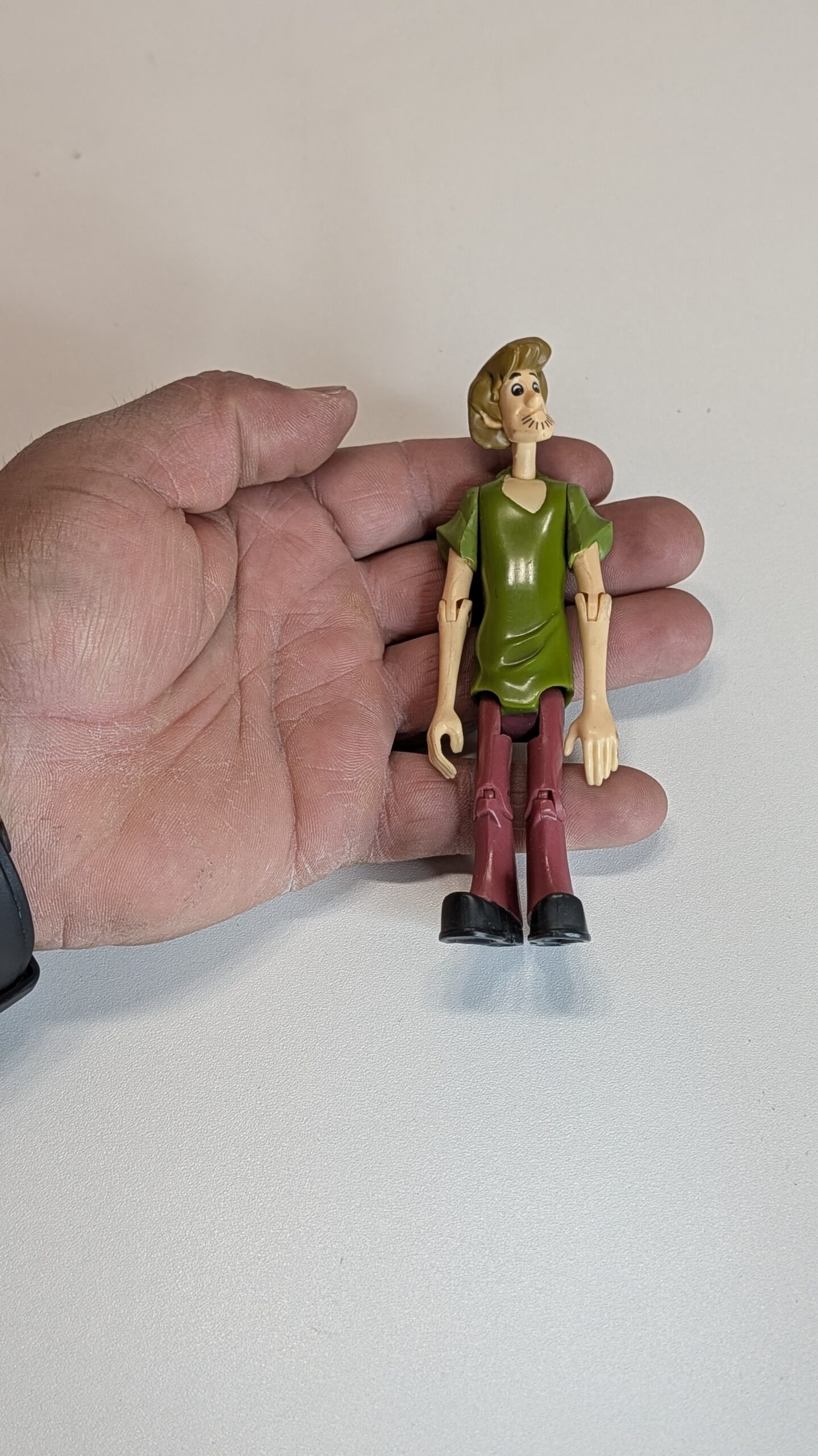 FIGURA DE 2011 SCOOBY-DOO SALSICHA SHAGGY – 28 GRAMAS – USADO - Imagem 3