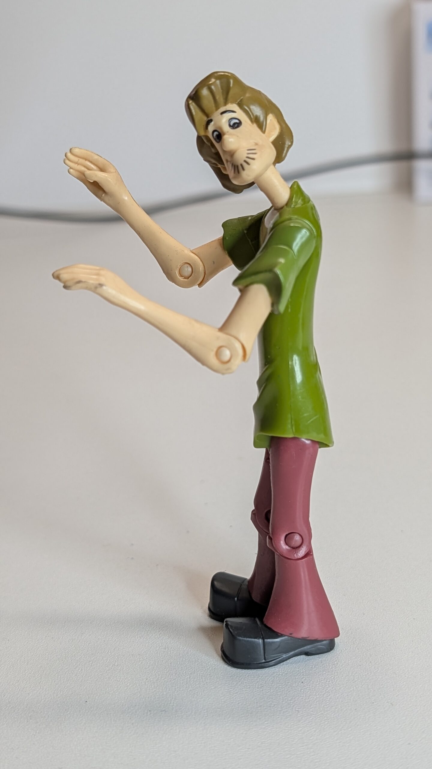 FIGURA DE 2011 SCOOBY-DOO SALSICHA SHAGGY – 28 GRAMAS – USADO - Imagem 4