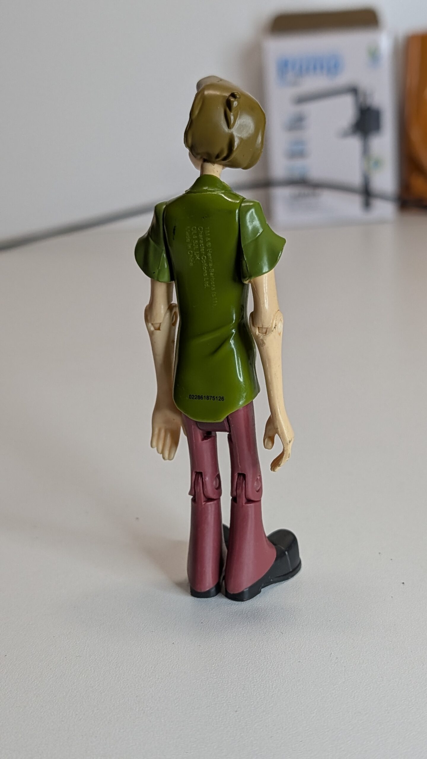 FIGURA DE 2011 SCOOBY-DOO SALSICHA SHAGGY – 28 GRAMAS – USADO - Imagem 7
