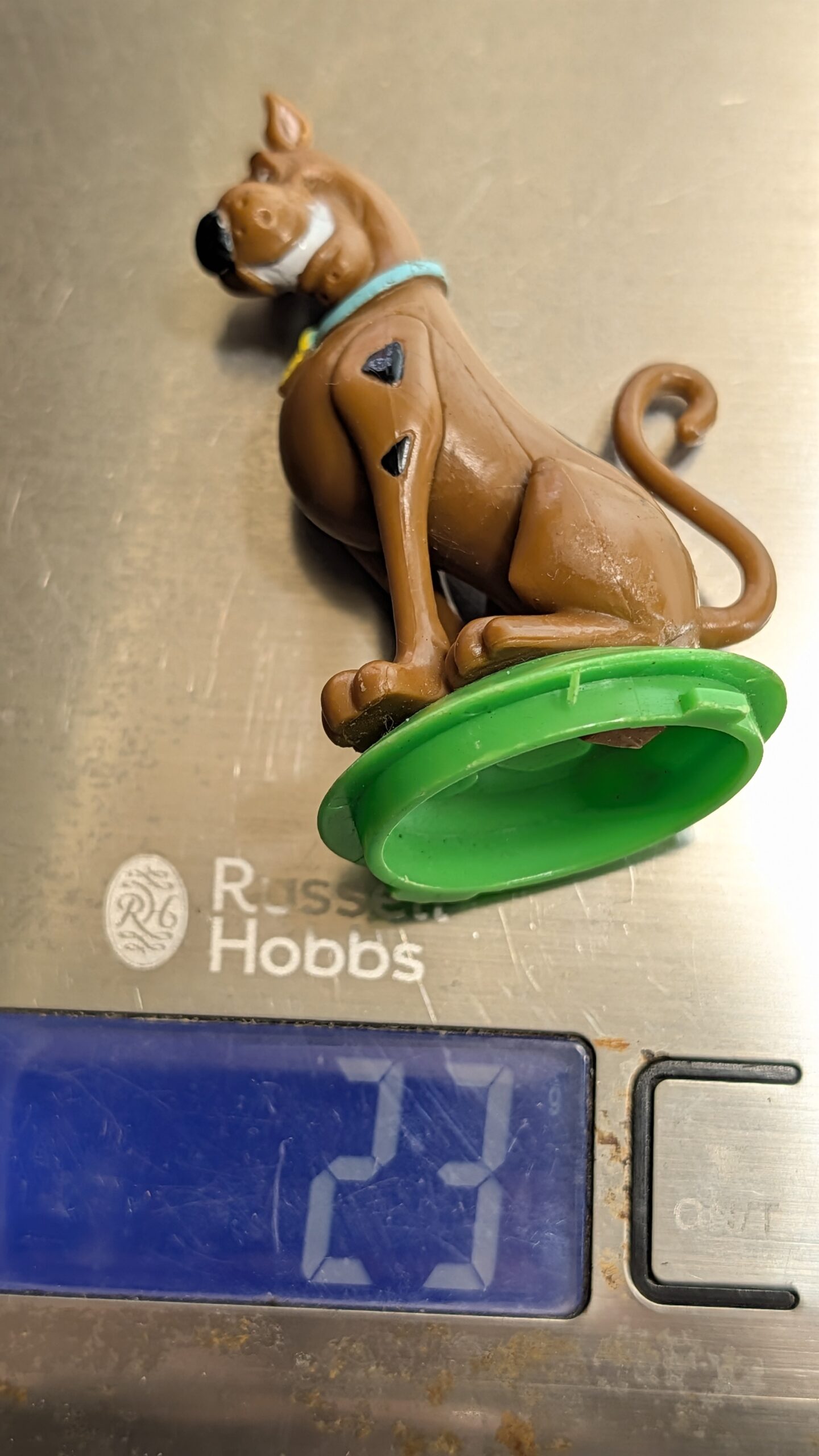 FIGURA DE 2008 SCOOBY-DOO - 19 GRAMAS - USADO - Imagem 10