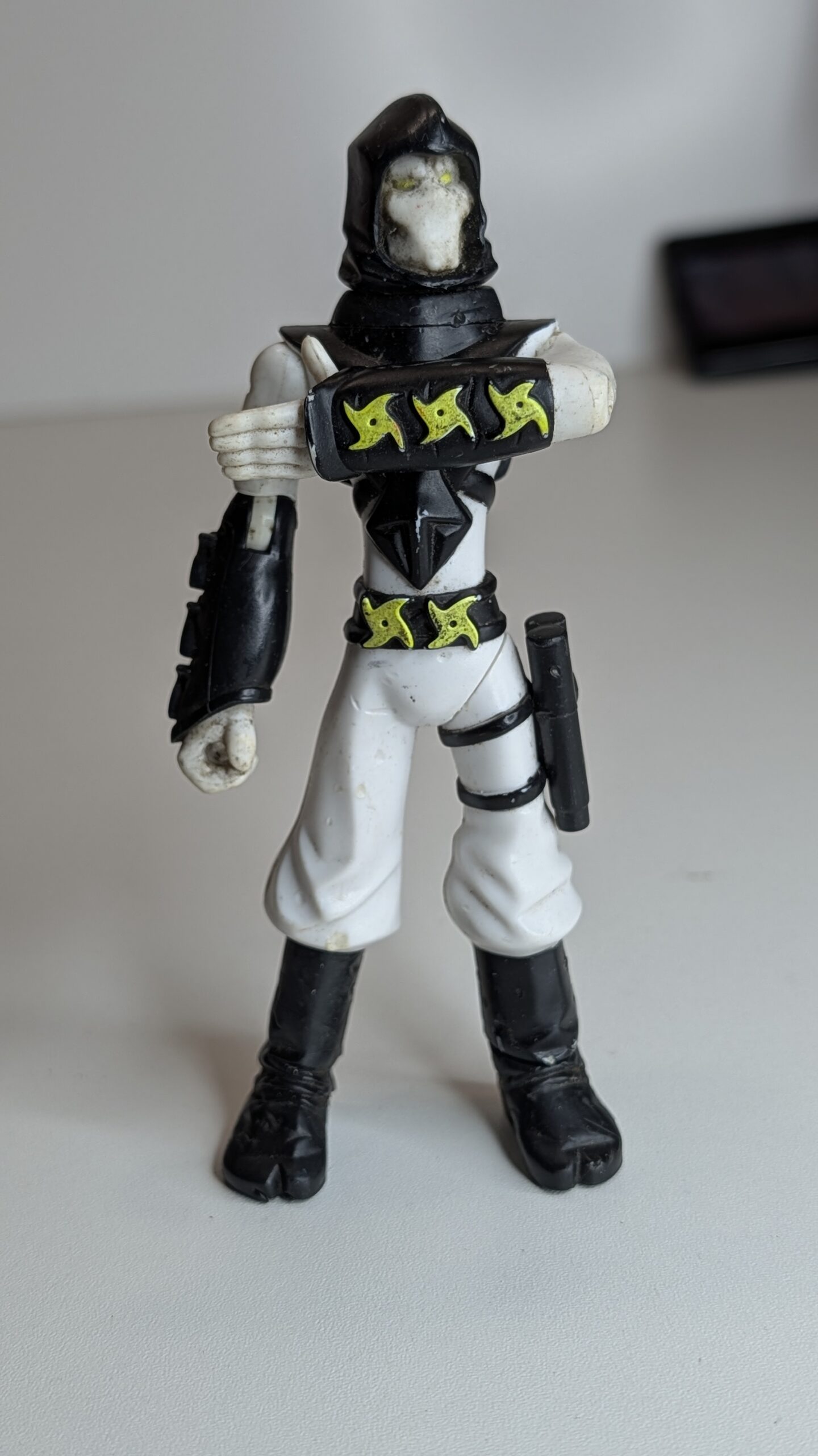 FIGURA DO ATOM NINJA DRAGON FIGHTER - HASBRO - MARVEL – 58 GRAMAS – #5 USADO
