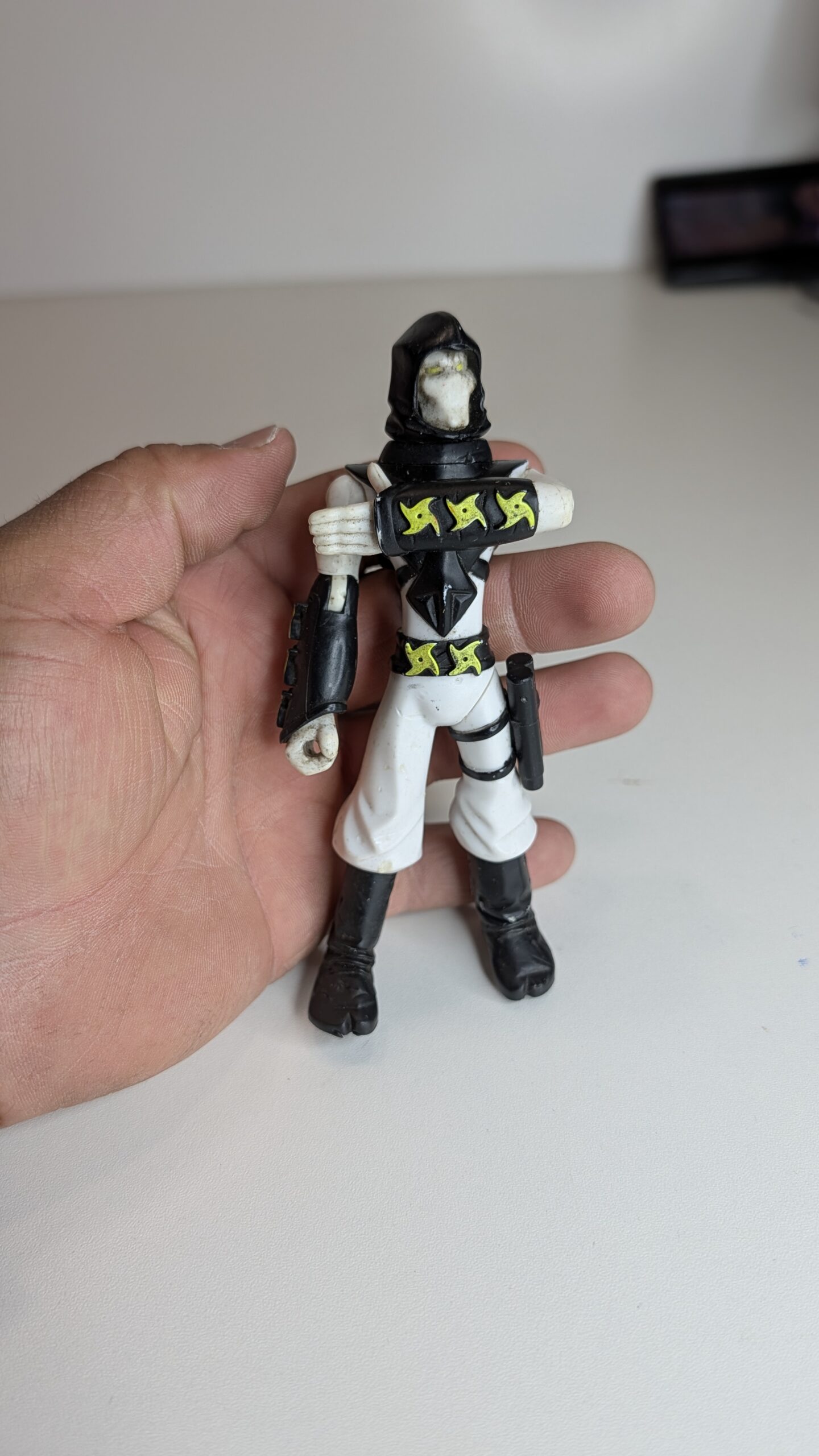 FIGURA DO ATOM NINJA DRAGON FIGHTER - HASBRO - MARVEL – 58 GRAMAS – #5 USADO - Imagem 3