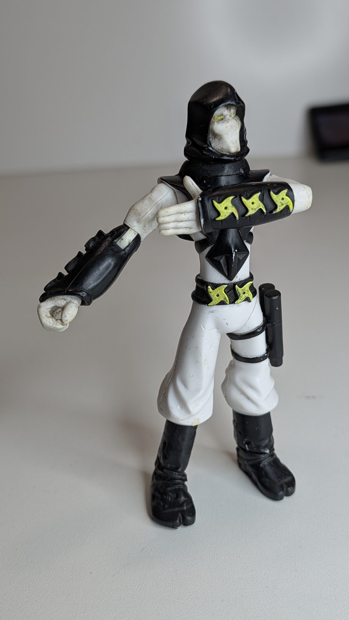 FIGURA DO ATOM NINJA DRAGON FIGHTER - HASBRO - MARVEL – 58 GRAMAS – #5 USADO - Imagem 5