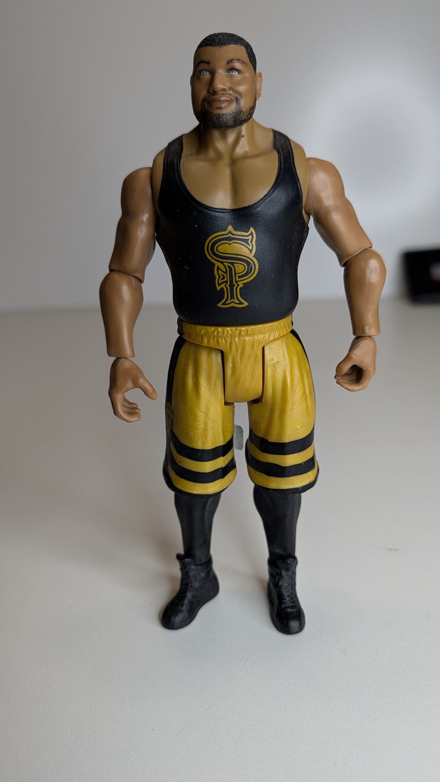 FIGURA DE 2018 - ANGELO DAWKINS CHAMPIONSHIP SHOWDOWN - WWE/WWF – 147 GRAMAS – #5 USADO