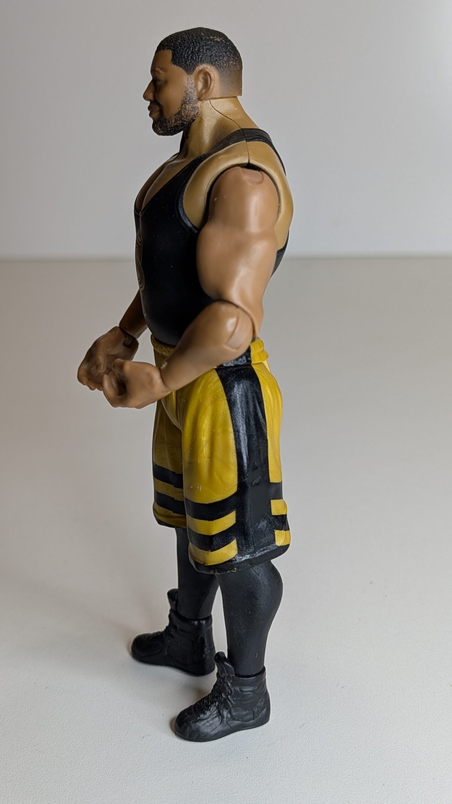 FIGURA DE 2018 - ANGELO DAWKINS CHAMPIONSHIP SHOWDOWN - WWE/WWF – 147 GRAMAS – #5 USADO - Imagem 5