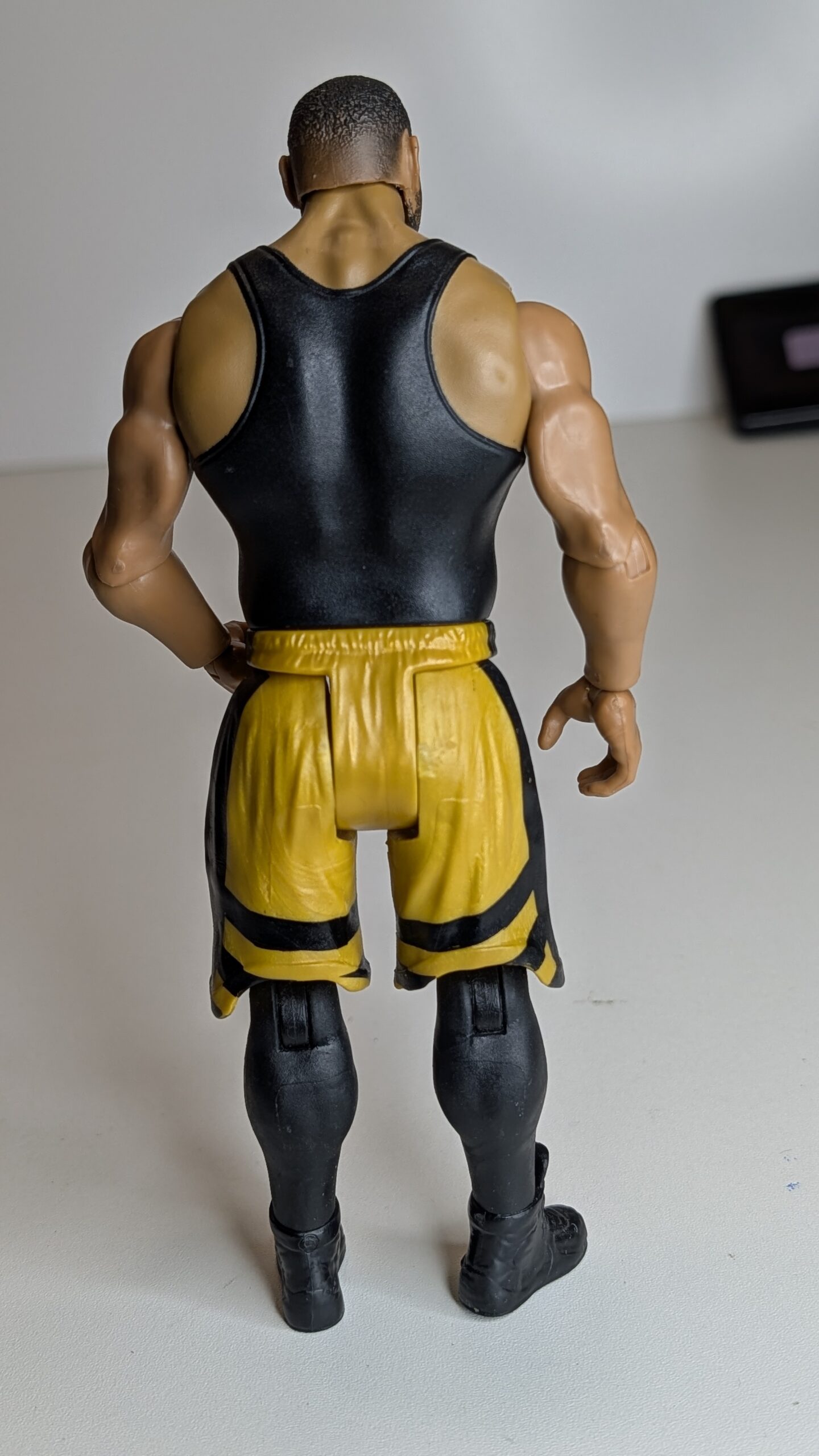 FIGURA DE 2018 - ANGELO DAWKINS CHAMPIONSHIP SHOWDOWN - WWE/WWF – 147 GRAMAS – #5 USADO - Imagem 7