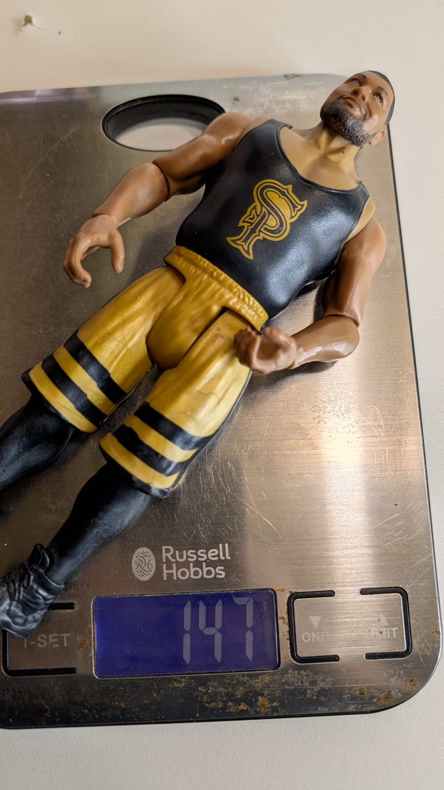 FIGURA DE 2018 - ANGELO DAWKINS CHAMPIONSHIP SHOWDOWN - WWE/WWF – 147 GRAMAS – #5 USADO - Imagem 10