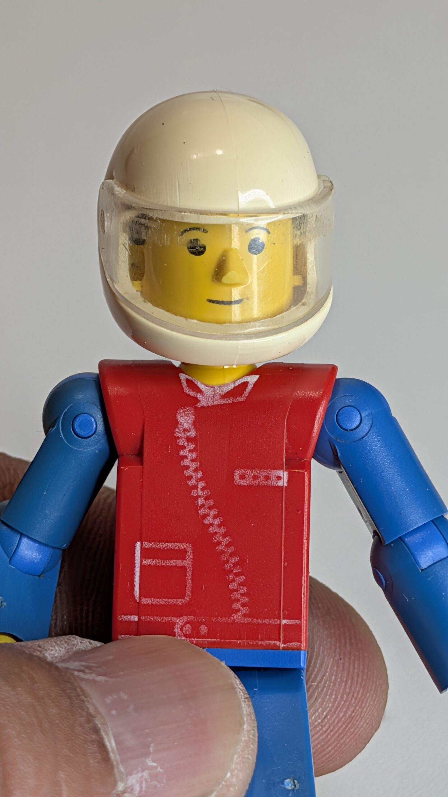 FIGURA DE 1986 TECHNIC FIGURE - LEGO – 16 GRAMAS – #5 USADO - Imagem 10