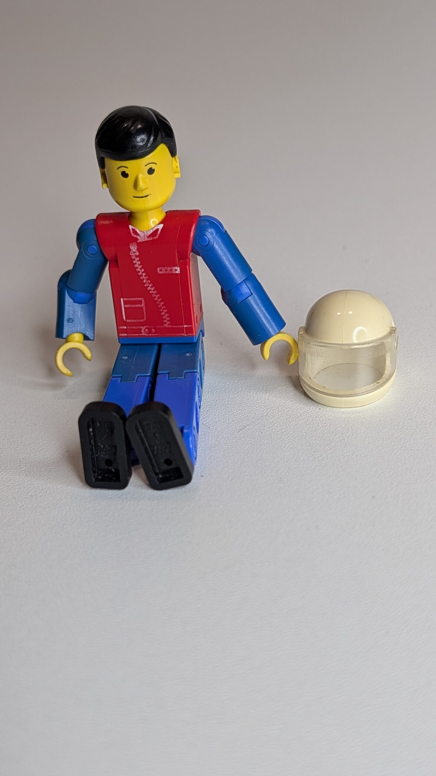 FIGURA DE 1986 TECHNIC FIGURE - LEGO – 16 GRAMAS – #5 USADO - Imagem 8