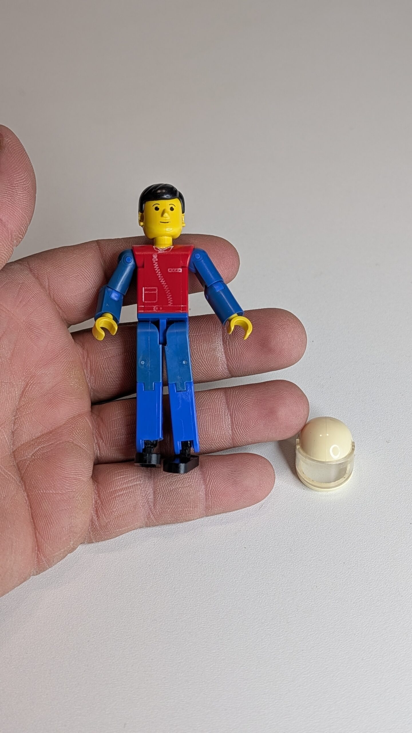 FIGURA DE 1986 TECHNIC FIGURE - LEGO – 16 GRAMAS – #5 USADO - Imagem 9