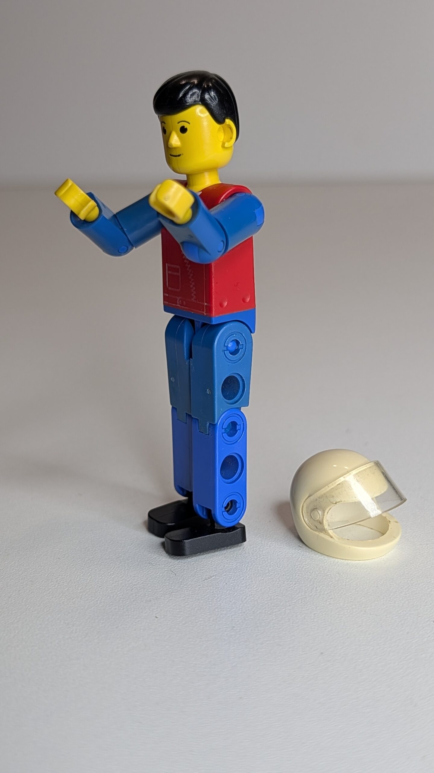 FIGURA DE 1986 TECHNIC FIGURE - LEGO – 16 GRAMAS – #5 USADO - Imagem 7
