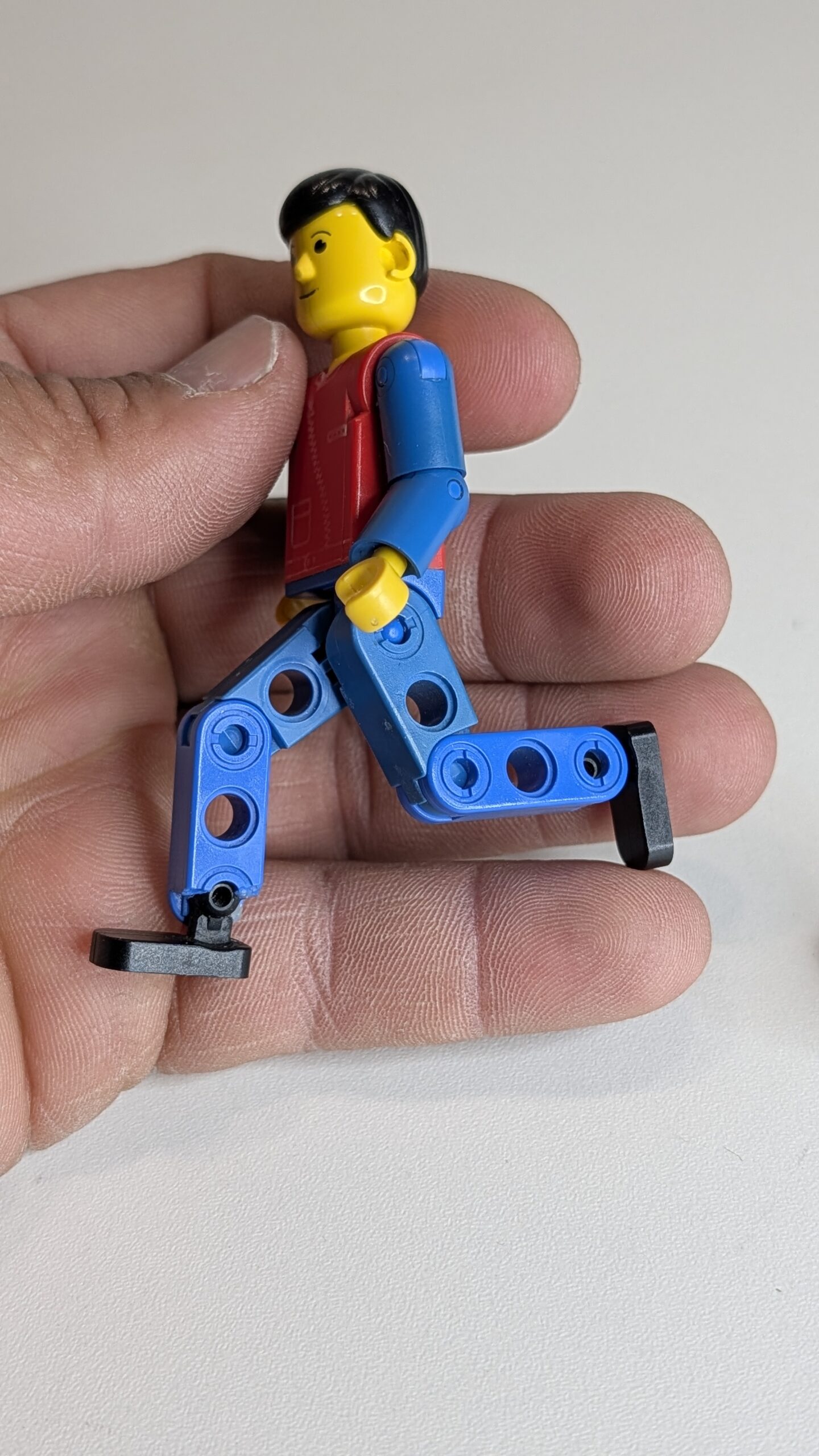 FIGURA DE 1986 TECHNIC FIGURE - LEGO – 16 GRAMAS – #5 USADO - Imagem 5
