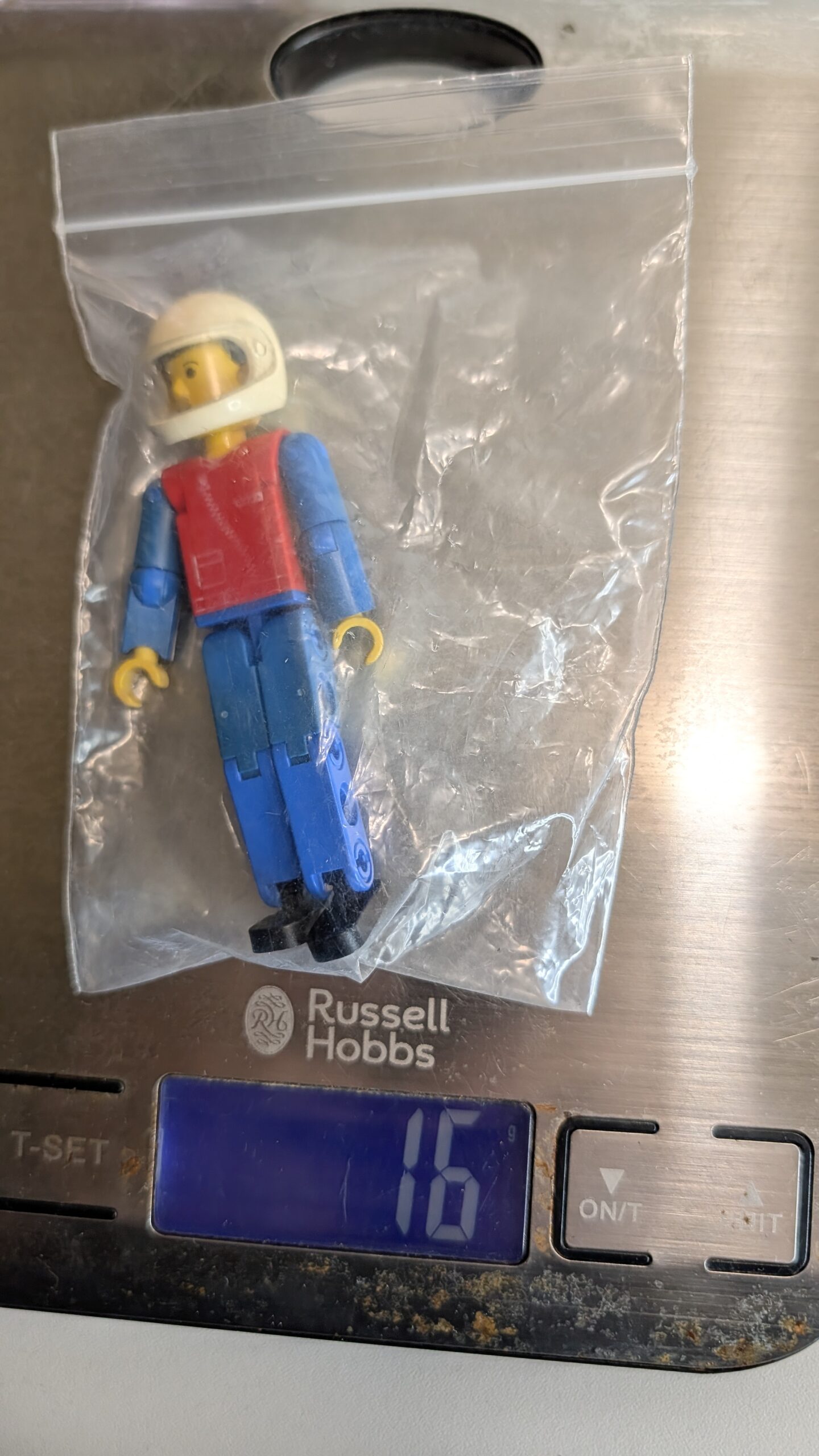 FIGURA DE 1986 TECHNIC FIGURE - LEGO – 16 GRAMAS – #5 USADO - Imagem 12