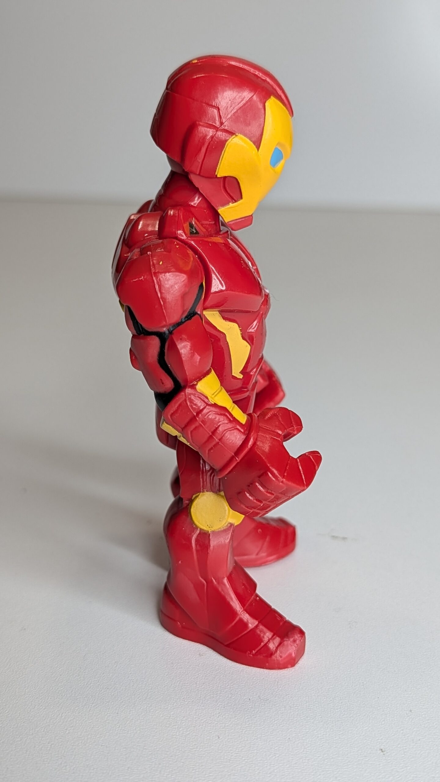FIGURA DE HASBRO PLAYSKOOL SUPERHERO ADVENTURES IRON MAN 2018 - MARVEL – 91 GRAMAS – #5 USADO - Imagem 6