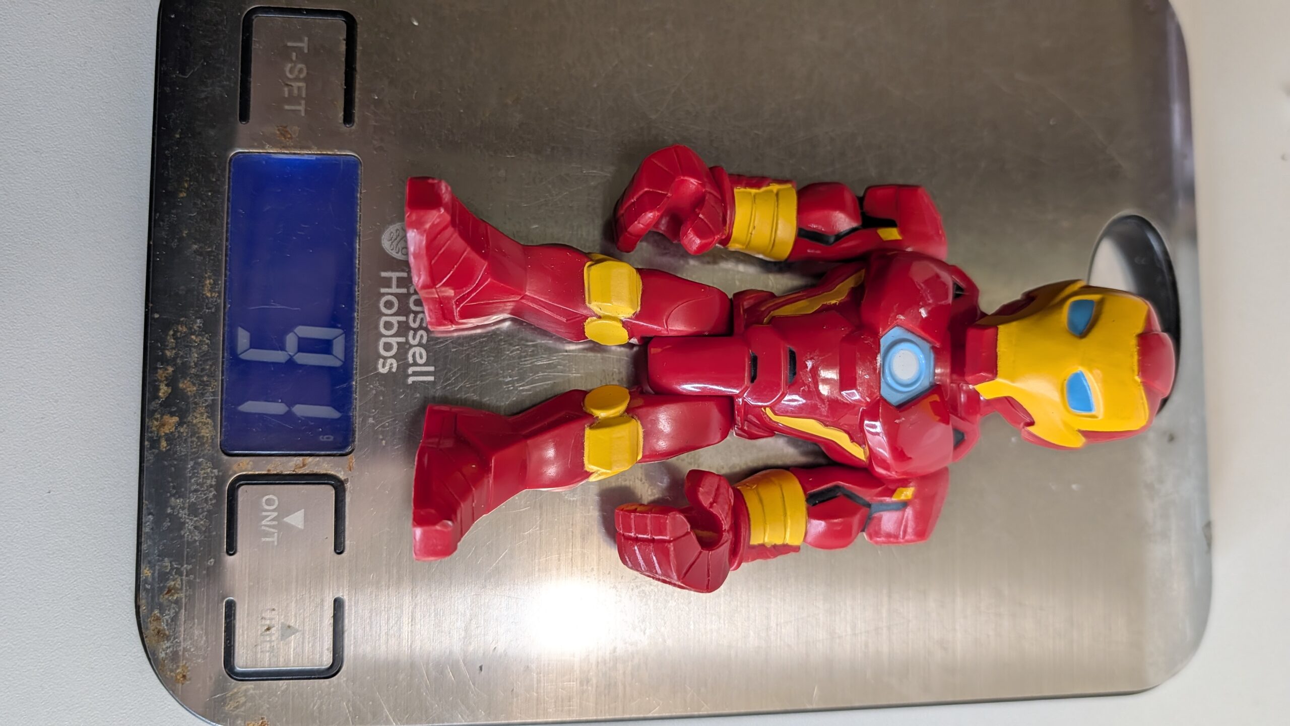 FIGURA DE HASBRO PLAYSKOOL SUPERHERO ADVENTURES IRON MAN 2018 - MARVEL – 91 GRAMAS – #5 USADO - Imagem 9