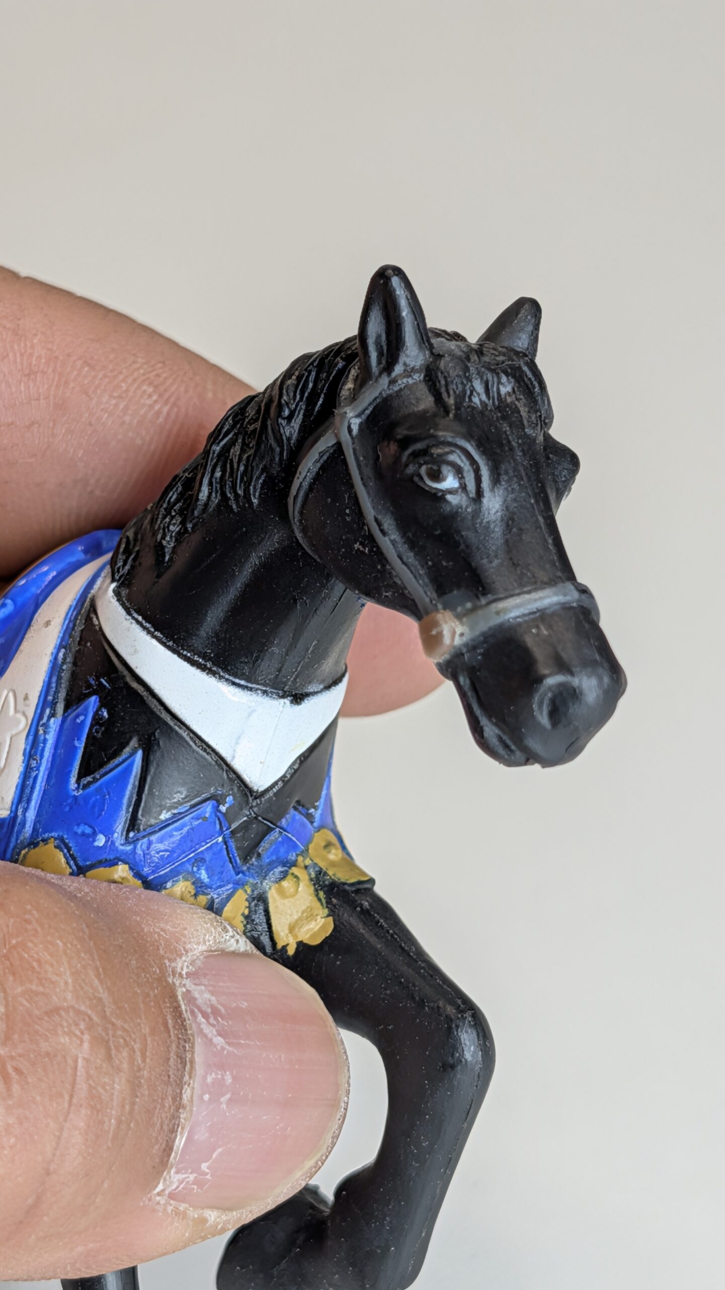 FIGURA DE MEDIVAL FANTASY HORSE (BLUE/AZUL) – 64 GRAMAS – #5 USADO - Imagem 7