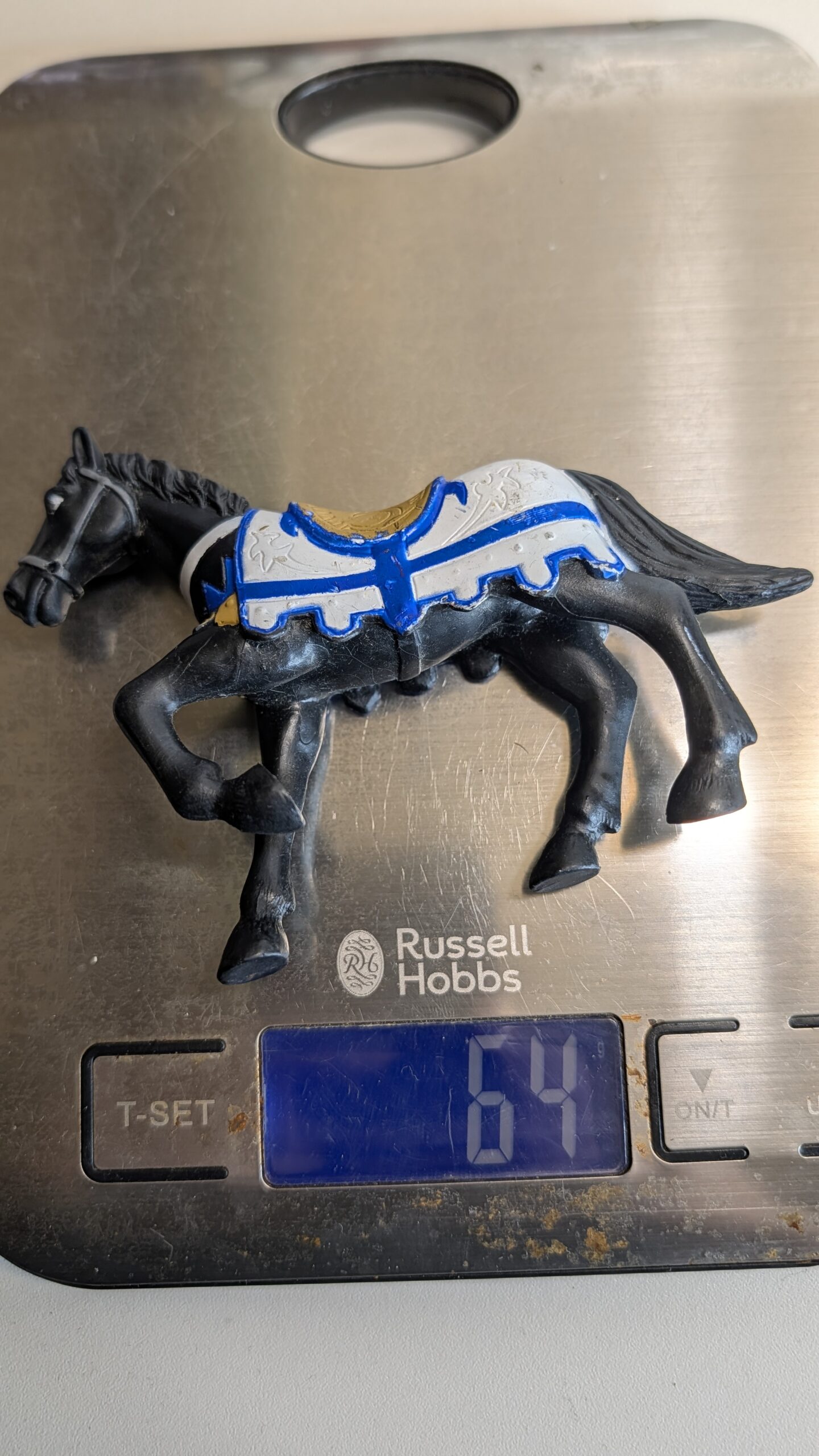 FIGURA DE MEDIVAL FANTASY HORSE (BLUE/AZUL) – 64 GRAMAS – #5 USADO - Imagem 9