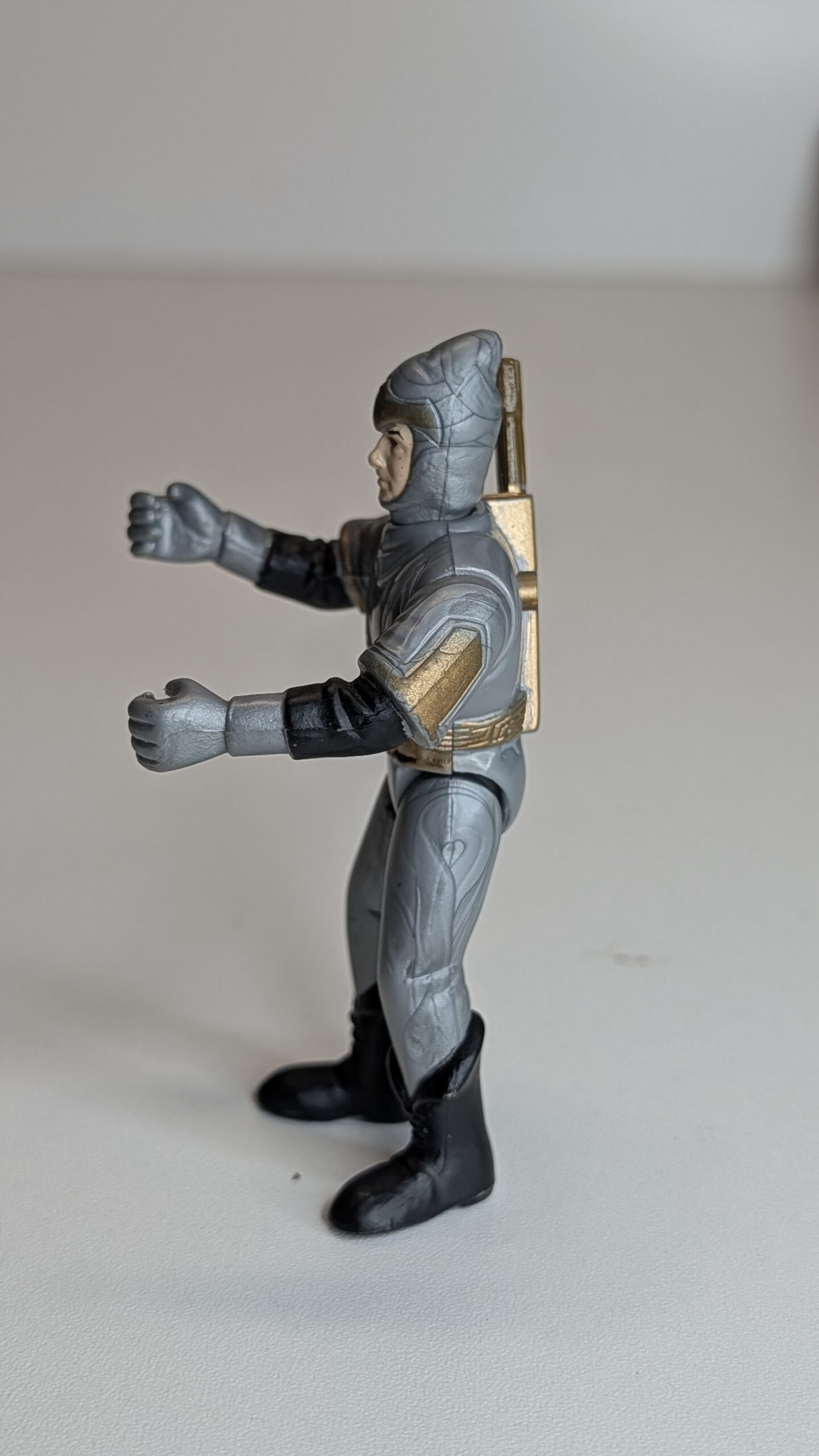FIGURA DE MEDIVAL FANTASY SILVER ARCHER – 19 GRAMAS – #5 USADO - Imagem 4