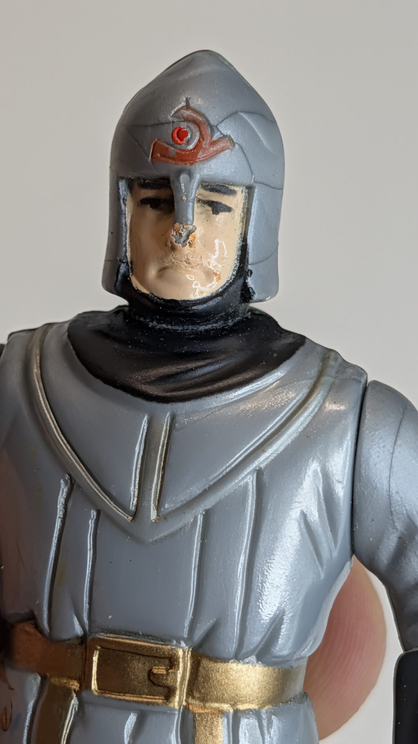 FIGURA DE MEDIVAL FANTASY SILVER KNIGHT – 17 GRAMAS – #5 USADO - Imagem 2