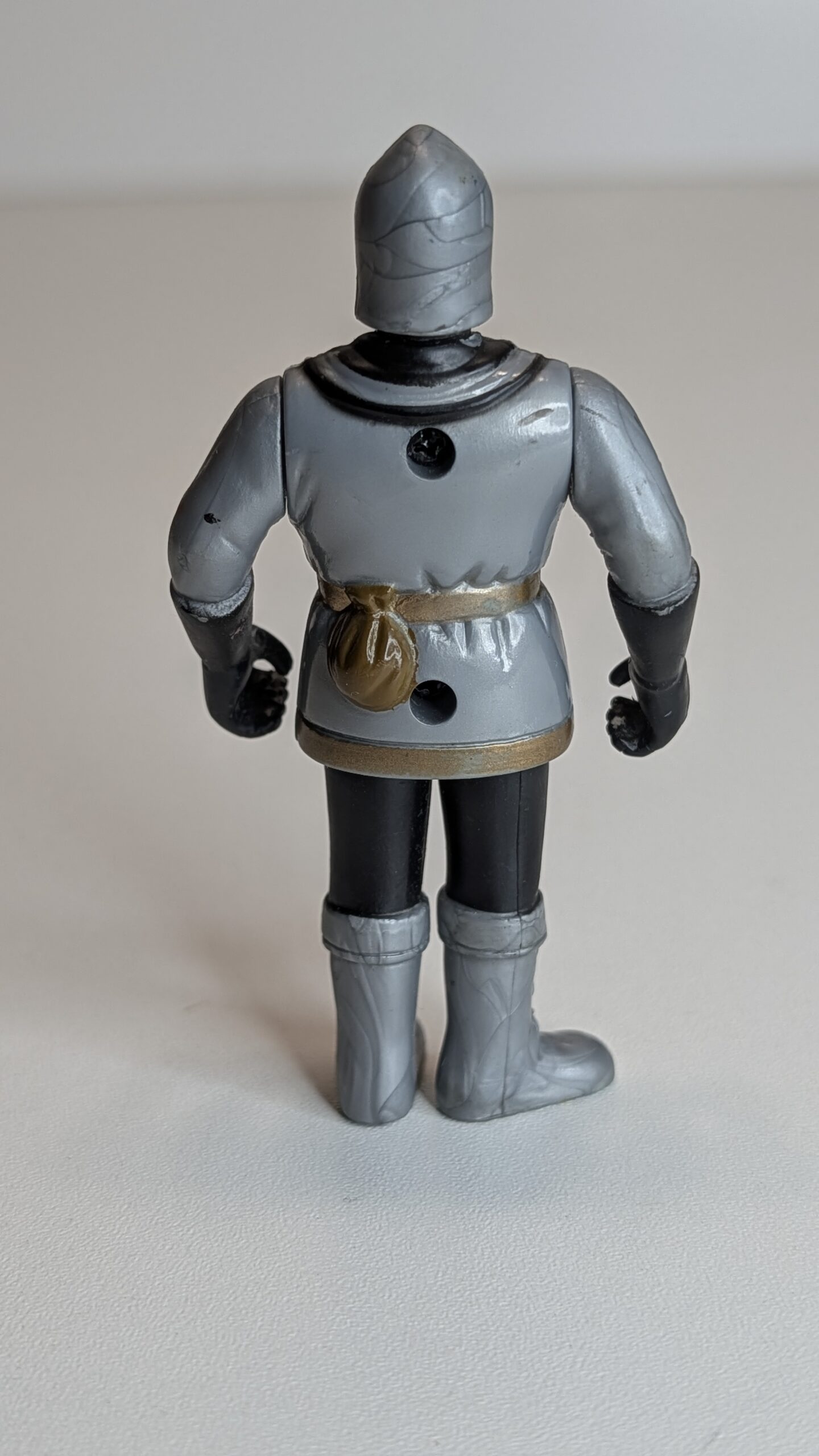 FIGURA DE MEDIVAL FANTASY SILVER KNIGHT – 17 GRAMAS – #5 USADO - Imagem 6