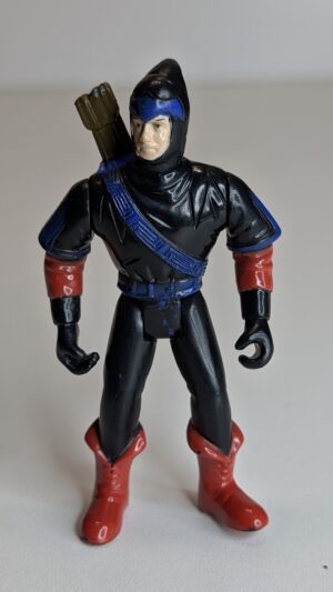 FIGURA DE MEDIVAL FANTASY RED AND BLACK ARCHER – 20 GRAMAS – #5 USADO