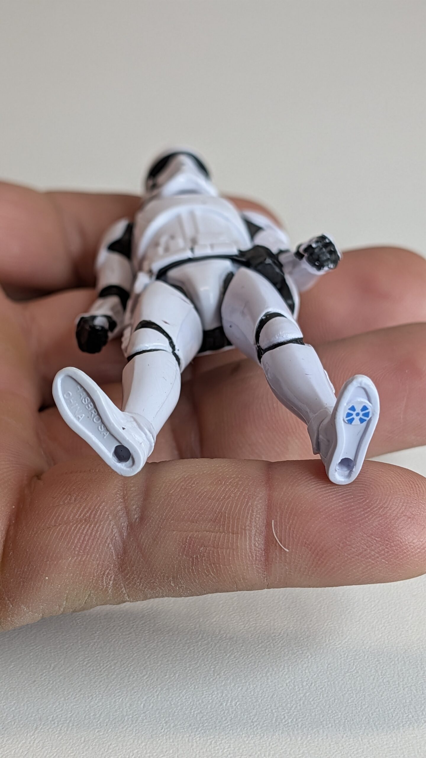 FIGURA DE HASBRO STARWARS FIRST ORDER STORMTROOPER- STARWARS – 19 GRAMAS – #5 USADO - Imagem 7