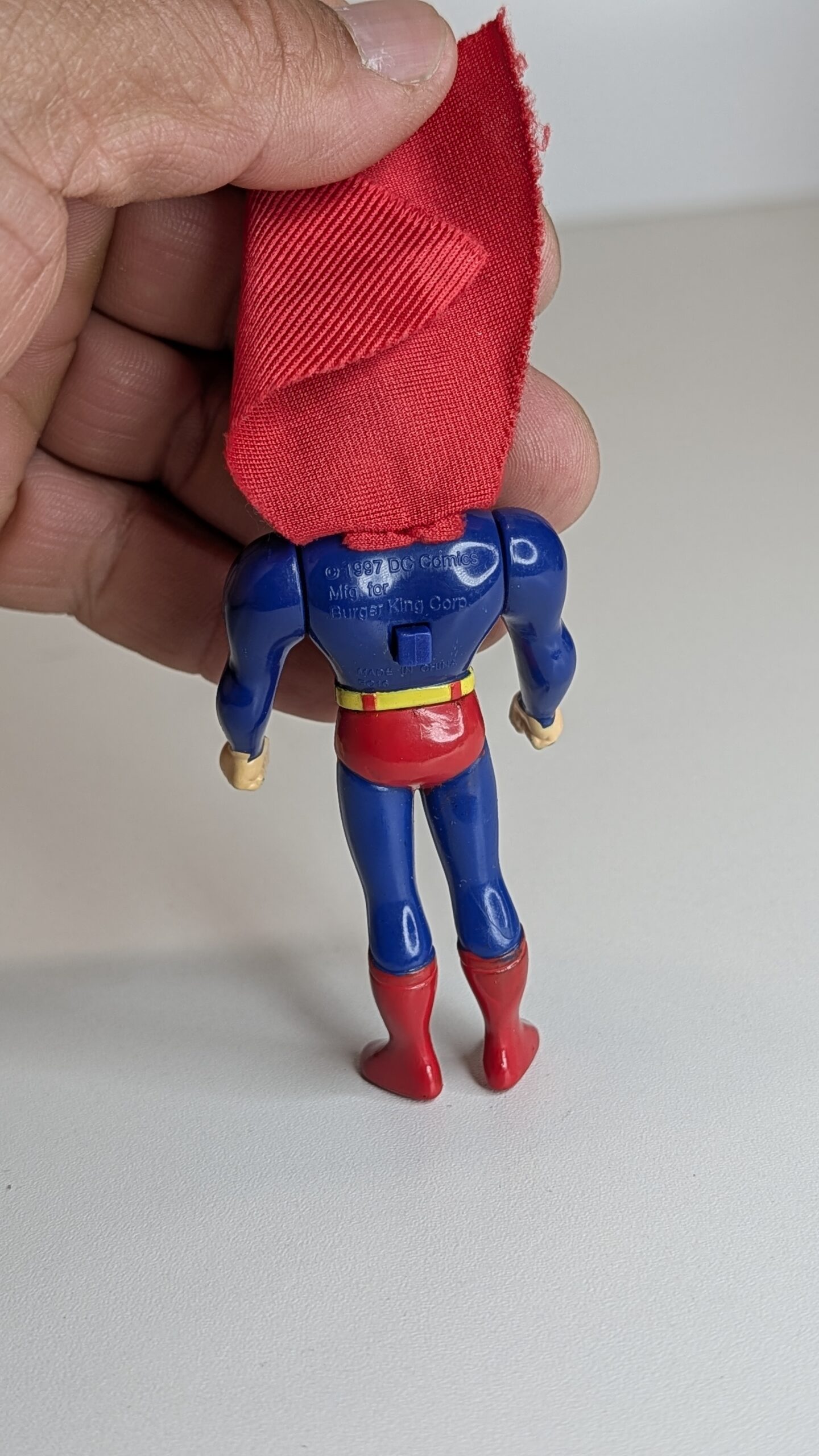 FIGURA DE BURGER KING PROMOTIONAL SUPERMAN 1997 - DC COMICS – 18 GRAMAS – #5 USADO - Imagem 7