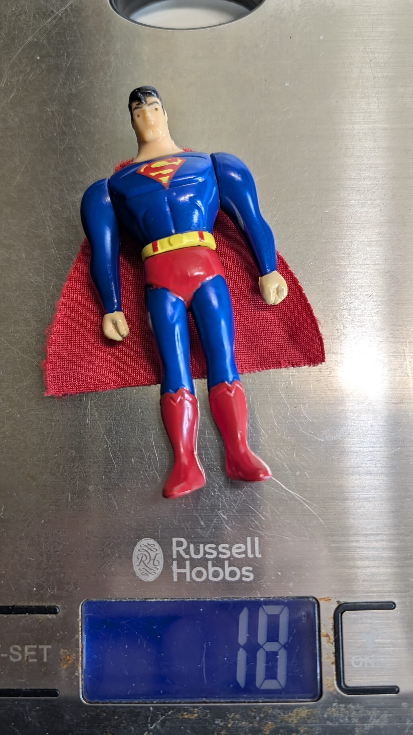 FIGURA DE BURGER KING PROMOTIONAL SUPERMAN 1997 - DC COMICS – 18 GRAMAS – #5 USADO - Imagem 10