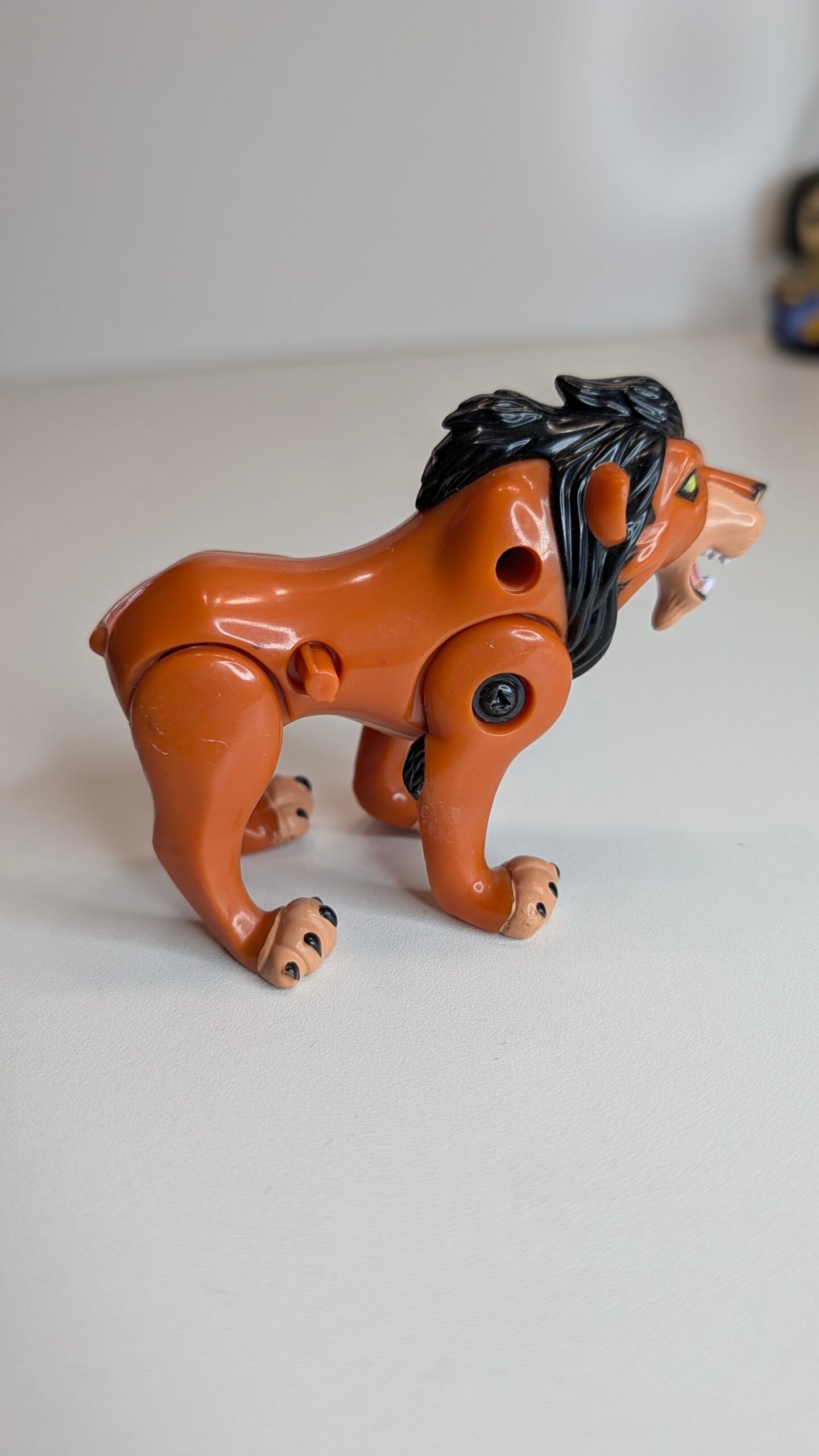 FIGURA DE 1994 LION KING SCAR DISNEY MCDONALDS – 47 GRAMAS – #5 USADO - Imagem 4