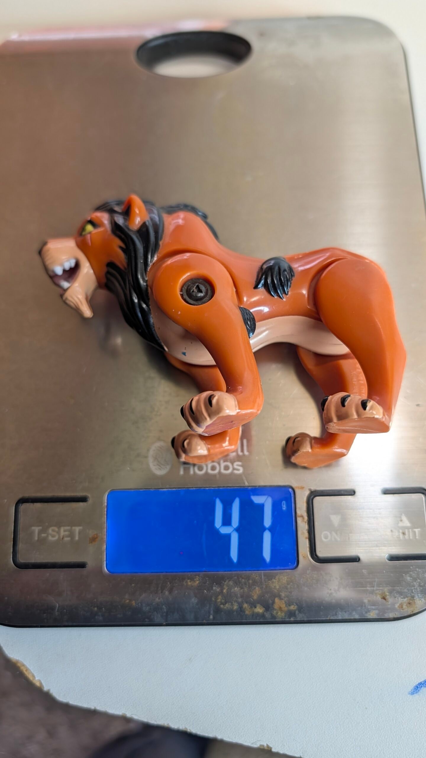 FIGURA DE 1994 LION KING SCAR DISNEY MCDONALDS – 47 GRAMAS – #5 USADO - Imagem 9