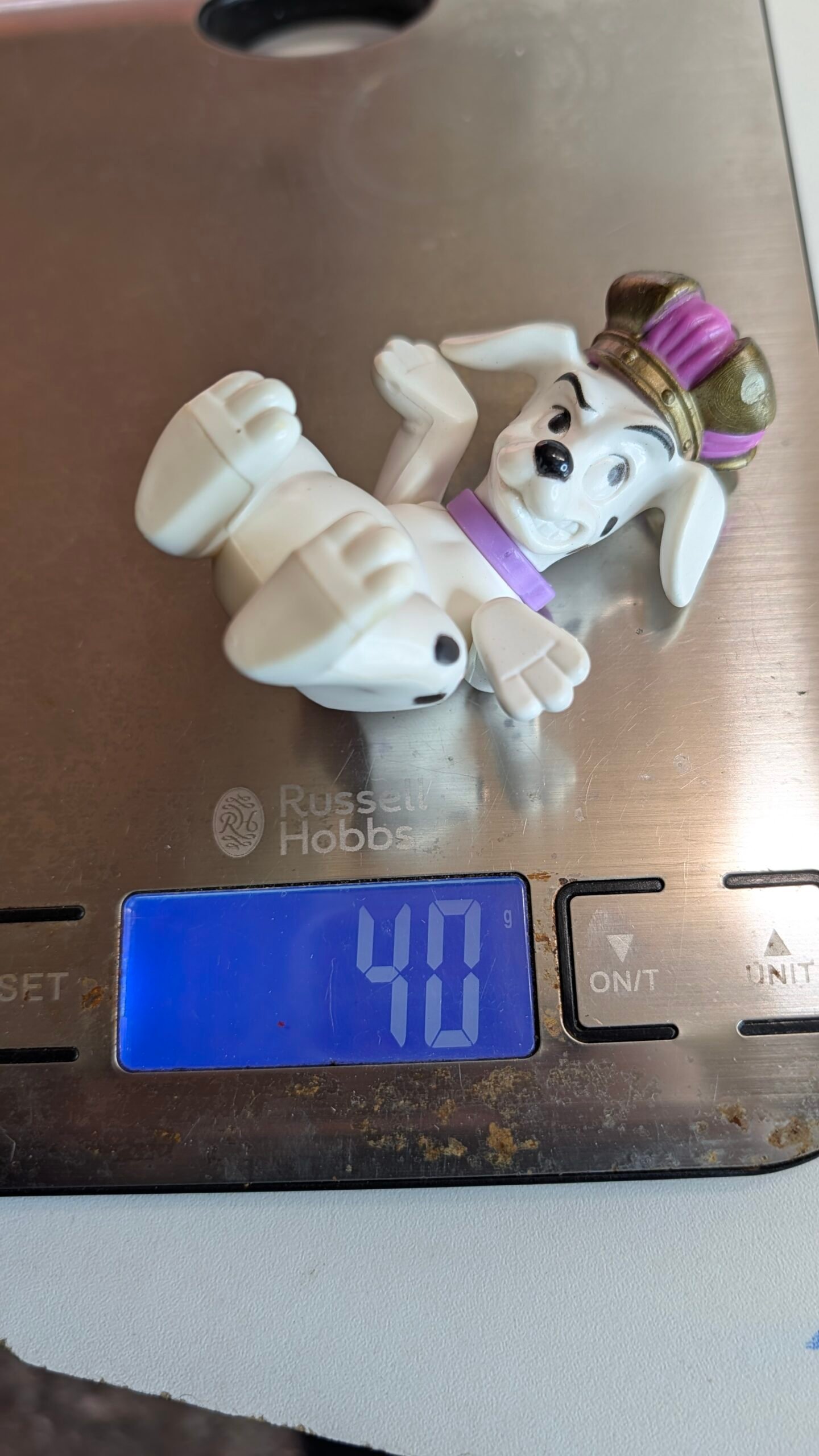 FIGURA DE 101 DALMATIONS DOG WITH CROWN DISNEY MCDONALDS – 40 GRAMAS – #5 USADO - Imagem 10