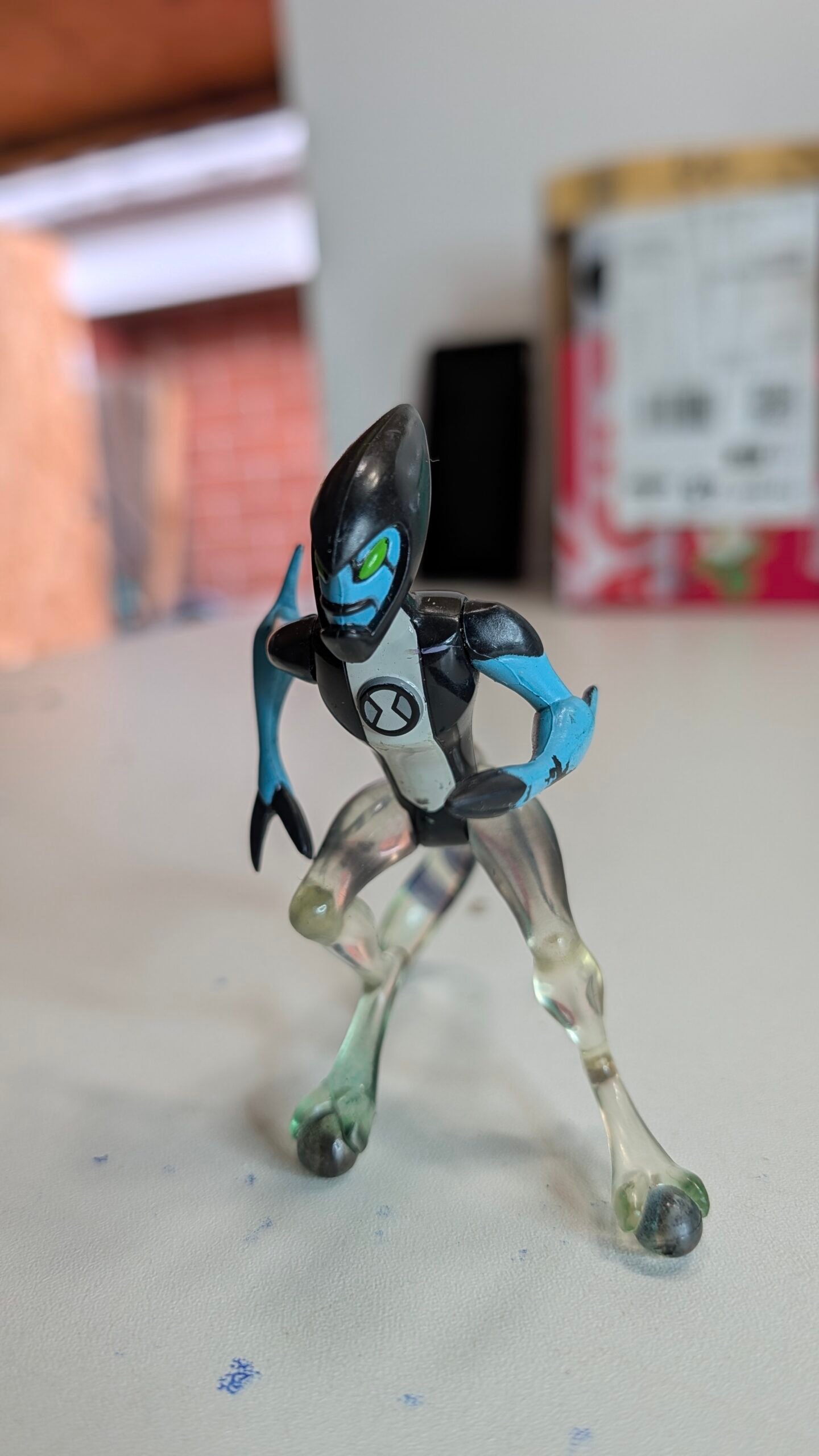 FIGURA BEN 10 XLR8 COM RABO - 21 GRAMAS - USADO (UK) PREÇO DO FRETE NA DESCRIÇÃO
